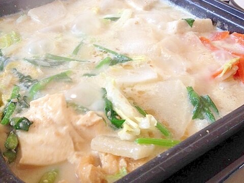 もう市販の鍋つゆの素はいらない あったか豆乳味噌鍋 レシピ 作り方 By Chicoro 楽天レシピ もう市販の鍋つゆの素はいらない あったか豆乳味噌鍋 レシピ 作り方 By Chicoro 楽天レシピ